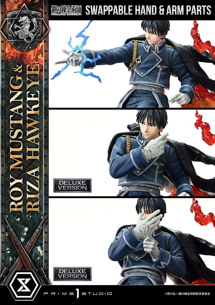 Fullmetal Alchemist Concept Masterline Statue 1/6 Roy Mustang & Riza Hawkeye Deluxe Version 50 cm - Prime 1 Studio Statues & Busts