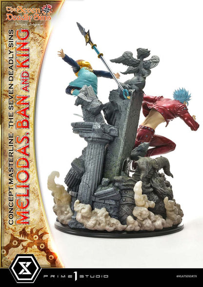 Seven Deadly Sins Concept Masterline Series Statue Meliodas, Ban and King 55 cm - Prime 1 Studio Statues & Busts