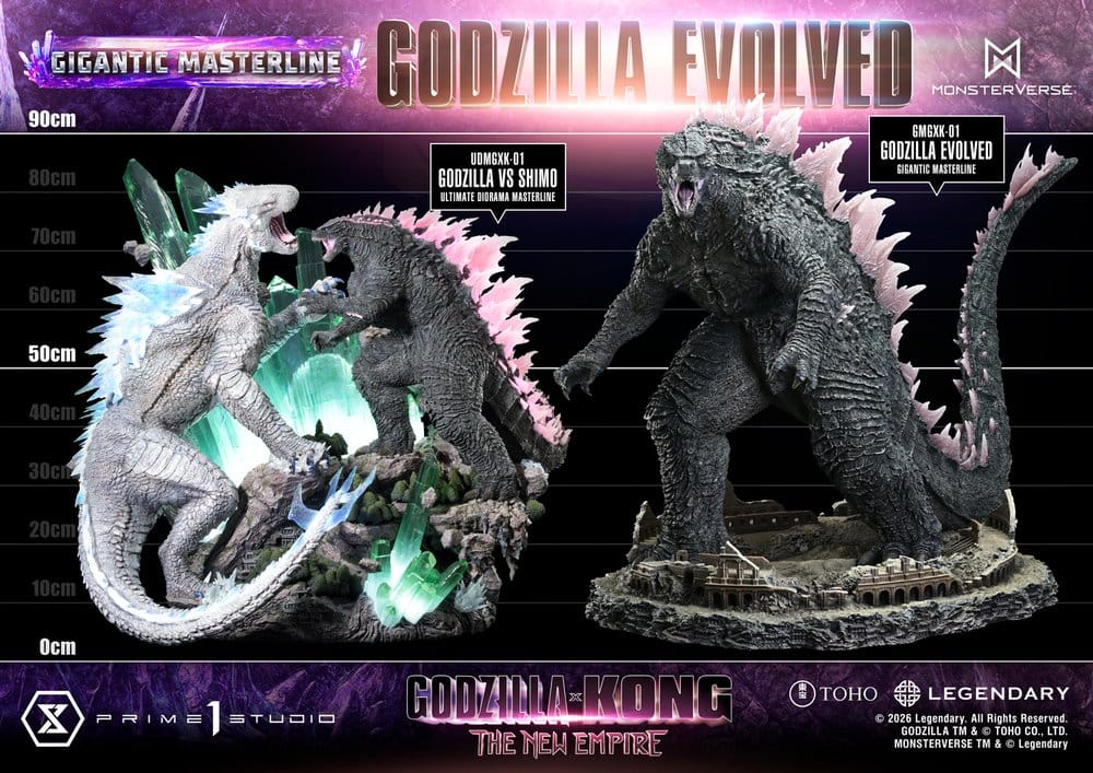Godzilla x Kong: The New Empire (Film) Gigantic Masterline Series Statue Godzilla Evolved 93 cm - Prime 1 Studio Statues