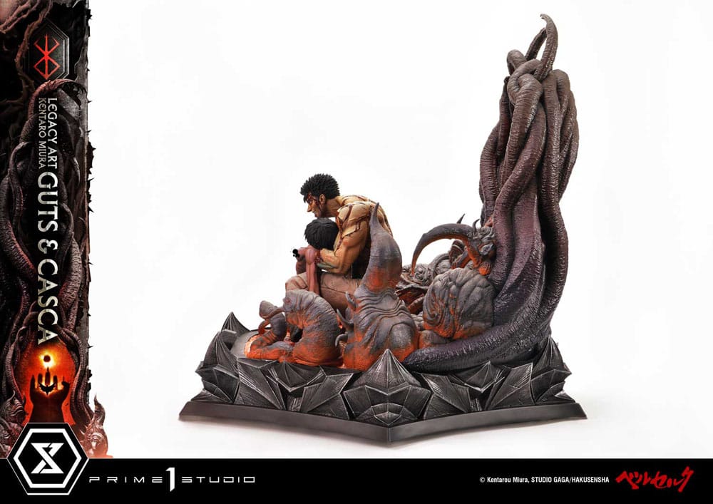 Berserk Ultimate Legacy Art Kentaro Miura Statue 1/4 Guts & Casca Bonus Version 72 cm - Prime 1 Studio Statues & Busts