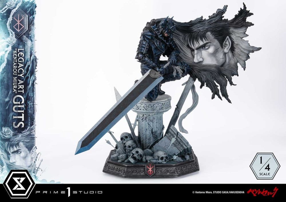 Berserk Legacy Art "Kentarou Miura" Guts 1/4 Scale Statue