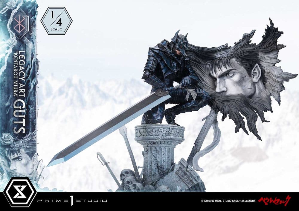 Berserk Legacy Art "Kentarou Miura" Guts 1/4 Scale Statue