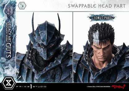 Berserk Legacy Art "Kentarou Miura" Guts Bonus Version 1/4 Scale Statue