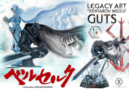 Berserk Legacy Art "Kentarou Miura" Guts Bonus Version 1/4 Scale Statue