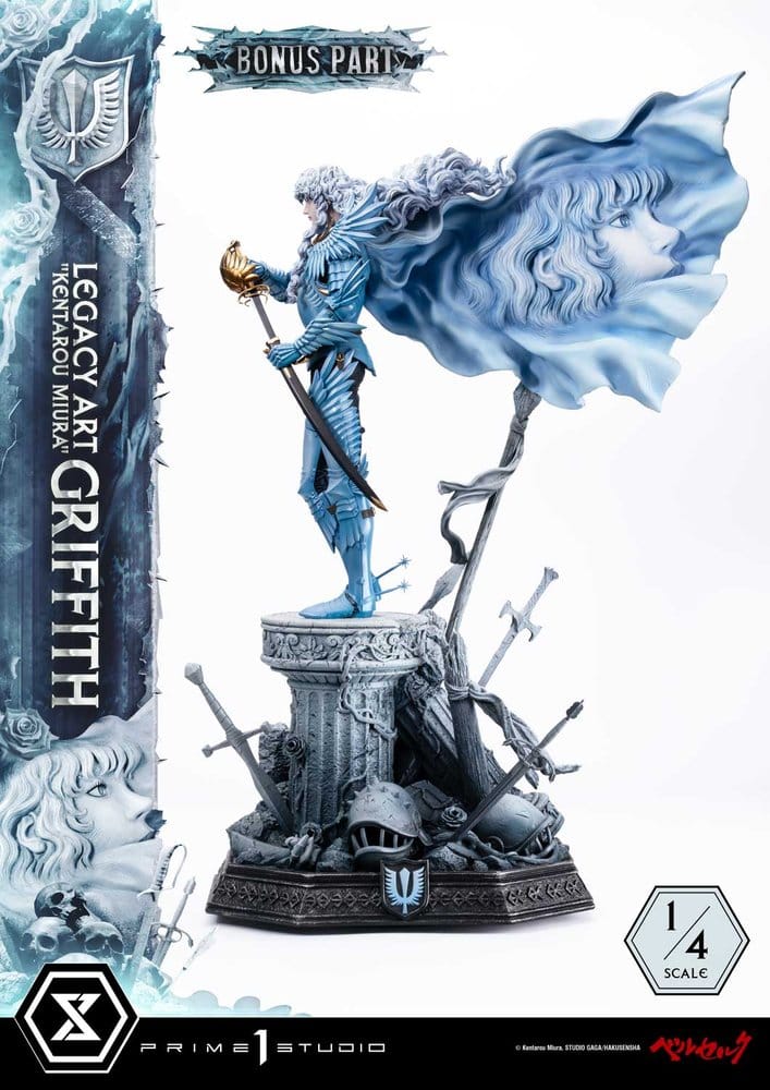 Berserk Legacy Art "Kentarou Miura" Griffith Bonus Version 1/4 Scale Statue