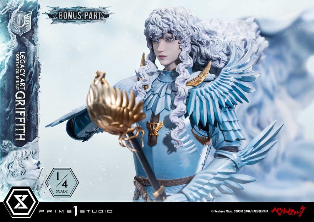 Berserk Legacy Art "Kentarou Miura" Griffith Bonus Version 1/4 Scale Statue