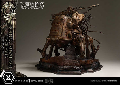 Ghost in the Shell Stand Alone Complex The Legend of Beauty and the Beast Statue 1/4 Motoko Kusanagi & Tachikoma Art by Entei Ryu 53 cm - Prime 1 Studio Statues & Busts