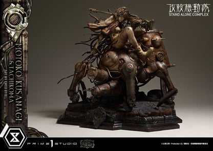 Ghost in the Shell Stand Alone Complex The Legend of Beauty and the Beast Statue 1/4 Motoko Kusanagi & Tachikoma Art by Entei Ryu Bonus Version 53 cm - Prime 1 Studio Statues & Busts