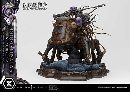 Ghost in the Shell Stand Alone Complex The Legend of Beauty and the Beast Statue 1/4 Motoko Kusanagi & Tachikoma Character color Art by Entei Ryu Bonus Version 53 cm - Prime 1 Studio Statues & Busts