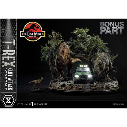 Jurassic World: The Lost World Statue 1/15 T-Rex Cliff Attack Bonus Version 53 cm - Prime 1 Studio Statues & Busts