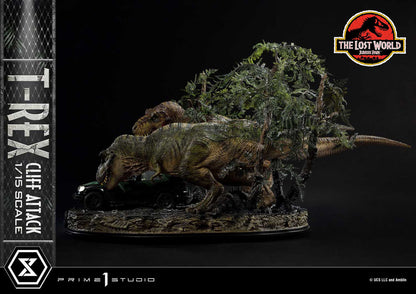 Jurassic World: The Lost World Statue 1/15 T-Rex Cliff Attack Bonus Version 53 cm - Prime 1 Studio Statues & Busts