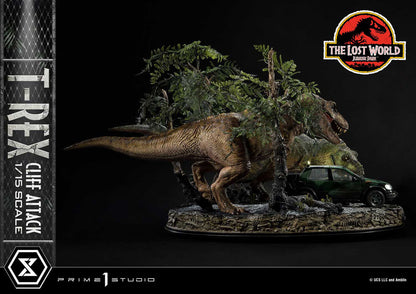 Jurassic World: The Lost World Statue 1/15 T-Rex Cliff Attack Bonus Version 53 cm - Prime 1 Studio Statues & Busts