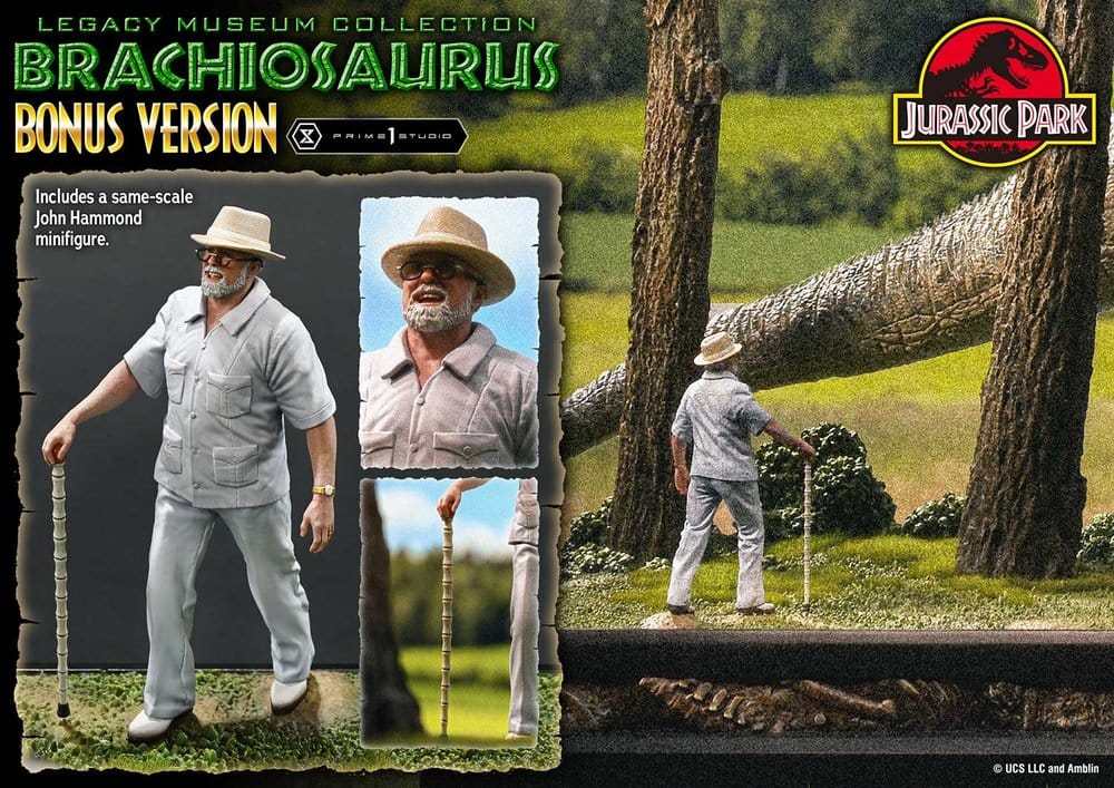 Jurassic Park (Film) Legacy Museum Collection Statue 1/15 Brachiosaurus Bonus Version 128 cm - Prime 1 Studio Statues