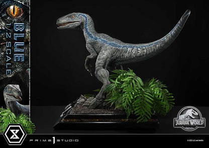 Jurassic World: Fallen Kingdom (Film) Legacy Museum Collection Statue 1/2 Blue 88 cm - Prime 1 Studio Statues