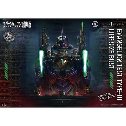 Neon Genesis Evangelion Life Size Bust 1/1 Test Type-01 (Concept by Josh Nizzi) Bonus Ver. 86 cm - Prime 1 Studio Statues & Busts