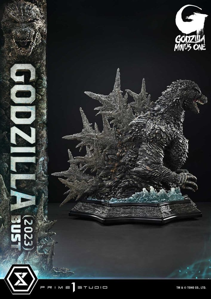 Godzilla Minus One (Film) Life Size Bust 1/1 Godzilla Box Qty 2023 Bonus Ver. 87 cm - Prime 1 Studio Lifesize Busts