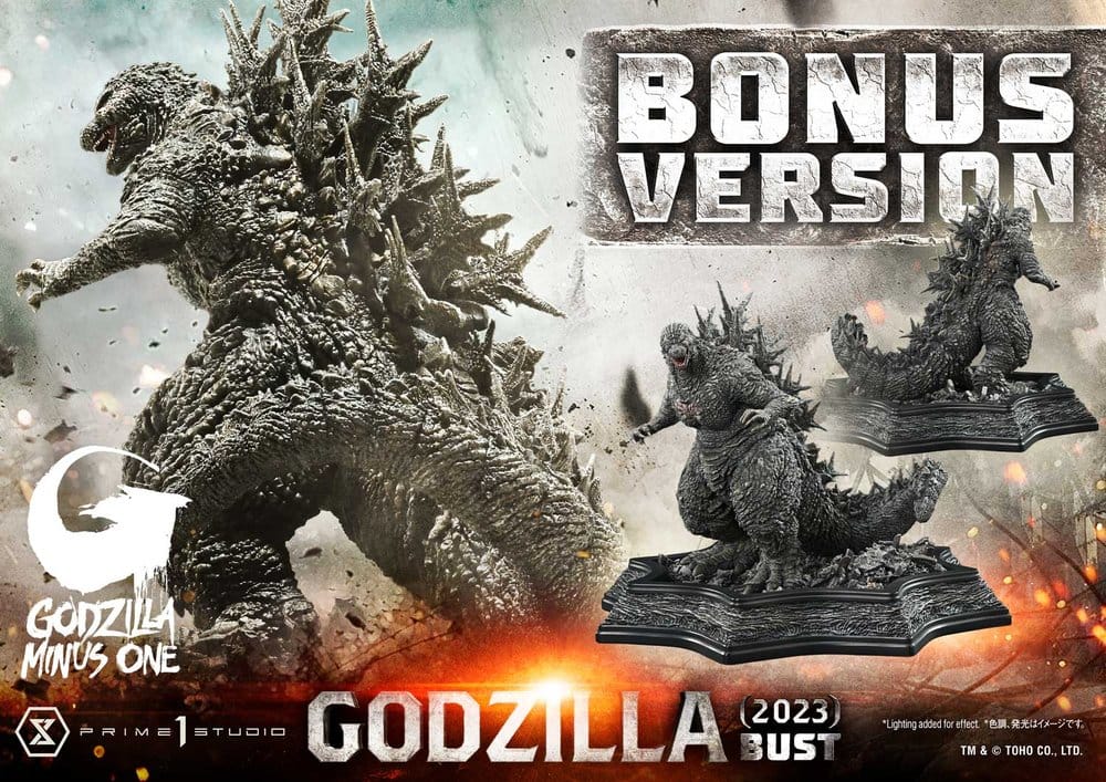 Godzilla Minus One (Film) Life Size Bust 1/1 Godzilla 2023 Bonus Ver. 87 cm - Prime 1 Studio Statues & Busts