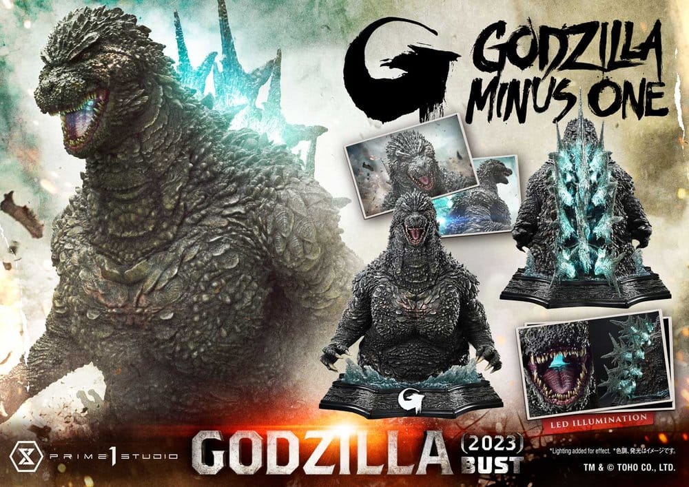 Godzilla Minus One (Film) Life Size Bust 1/1 Godzilla 2023 Bonus Ver. 87 cm - Prime 1 Studio Statues & Busts