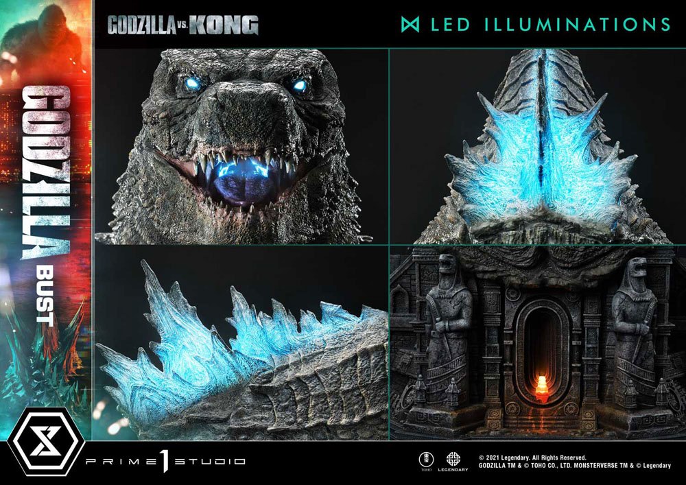Godzilla vs Kong Bust Godzilla Bonus Version 75 cm - Prime 1 Studio Statues & Busts