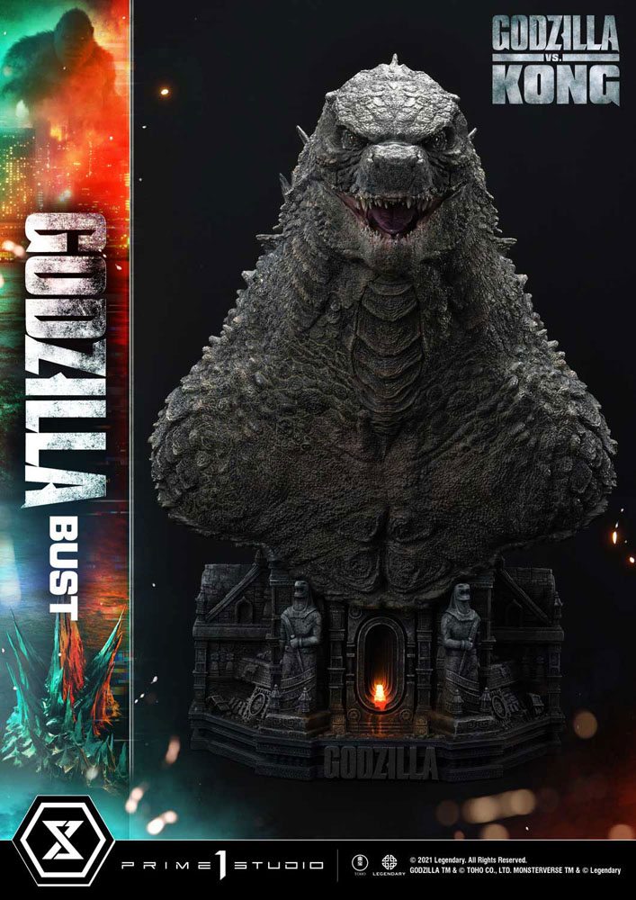 Godzilla vs Kong Bust Godzilla Bonus Version 75 cm - Prime 1 Studio Statues & Busts