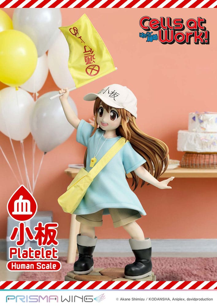 Cells at Work! Life Scale Masterline Series Statue Platelet 100 cm - Prime 1 Studio Statues & Busts