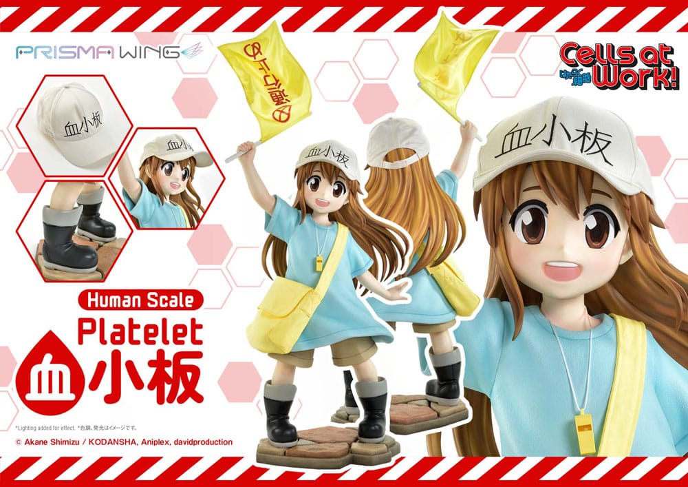 Cells at Work! Life Scale Masterline Series Statue Platelet 100 cm - Prime 1 Studio Statues & Busts