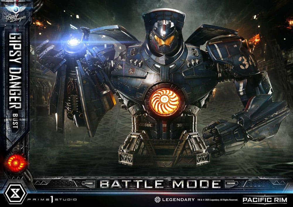 Pacific Rim Life Size Bust 1/1 Gipsy Danger Battle Mode 75 cm - Prime 1 Studio Statues & Busts
