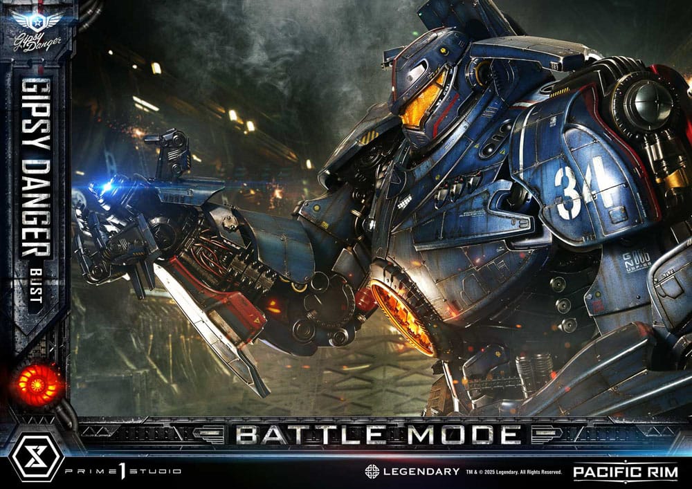 Pacific Rim Life Size Bust 1/1 Gipsy Danger Battle Mode 75 cm - Prime 1 Studio Statues & Busts