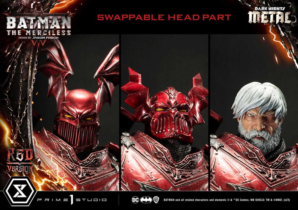 Dark Nights: Death Metal Statue 1/3 The Mericless Red Version 111 cm - Prime 1 Studio Statues & Busts