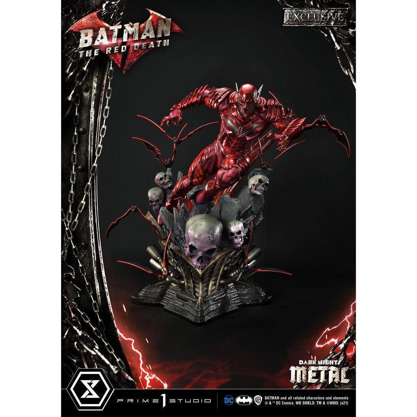Dark Nights: Metal Statues 1/3 The Red Death & The Red Death Exclusive 75 cm Assortment 3 - Prime 1 Studio Statues & Busts