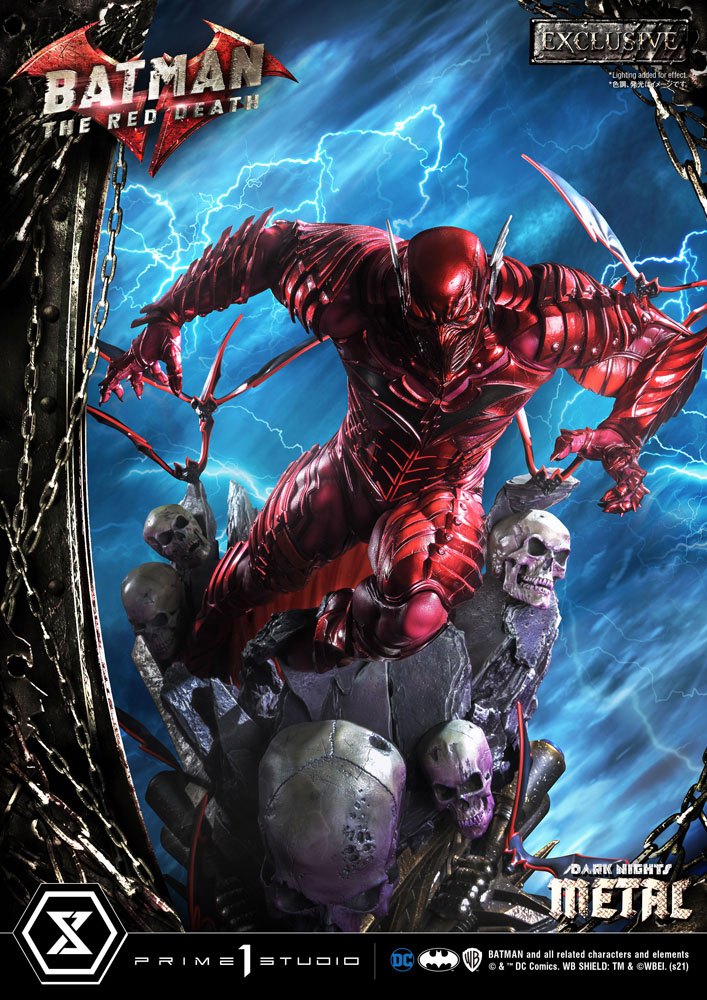 Dark Nights: Metal Statues 1/3 The Red Death & The Red Death Exclusive 75 cm Assortment 3 - Prime 1 Studio Statues & Busts