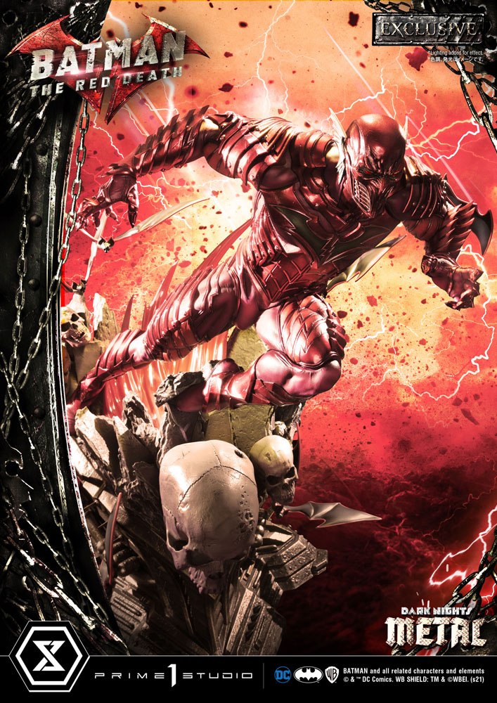 Dark Nights: Metal Statues 1/3 The Red Death & The Red Death Exclusive 75 cm Assortment 3 - Prime 1 Studio Statues & Busts