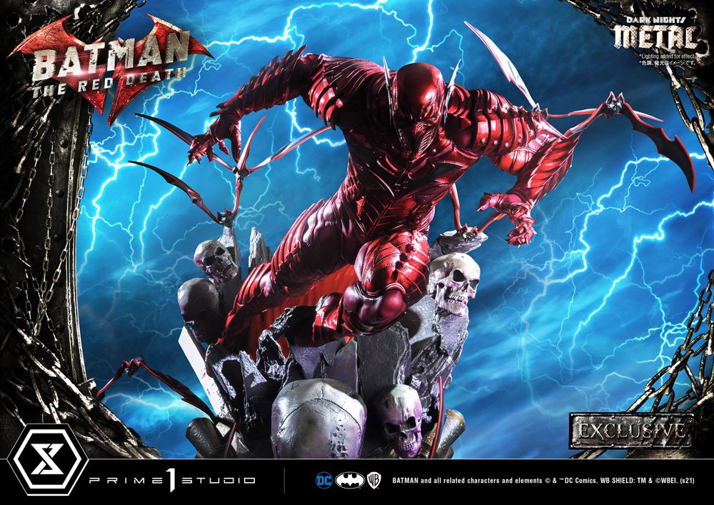 Dark Nights: Metal Statues 1/3 The Red Death & The Red Death Exclusive 75 cm Assortment 3 - Prime 1 Studio Statues & Busts