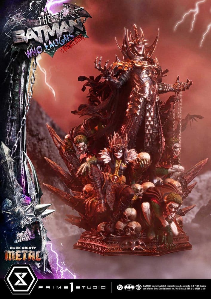 DC Comics Museum Masterline Statue 1/3 Dark Nights: Death Metal The Batman Who Laughs & Robin King 85 cm - Prime 1 Studio Statues & Busts