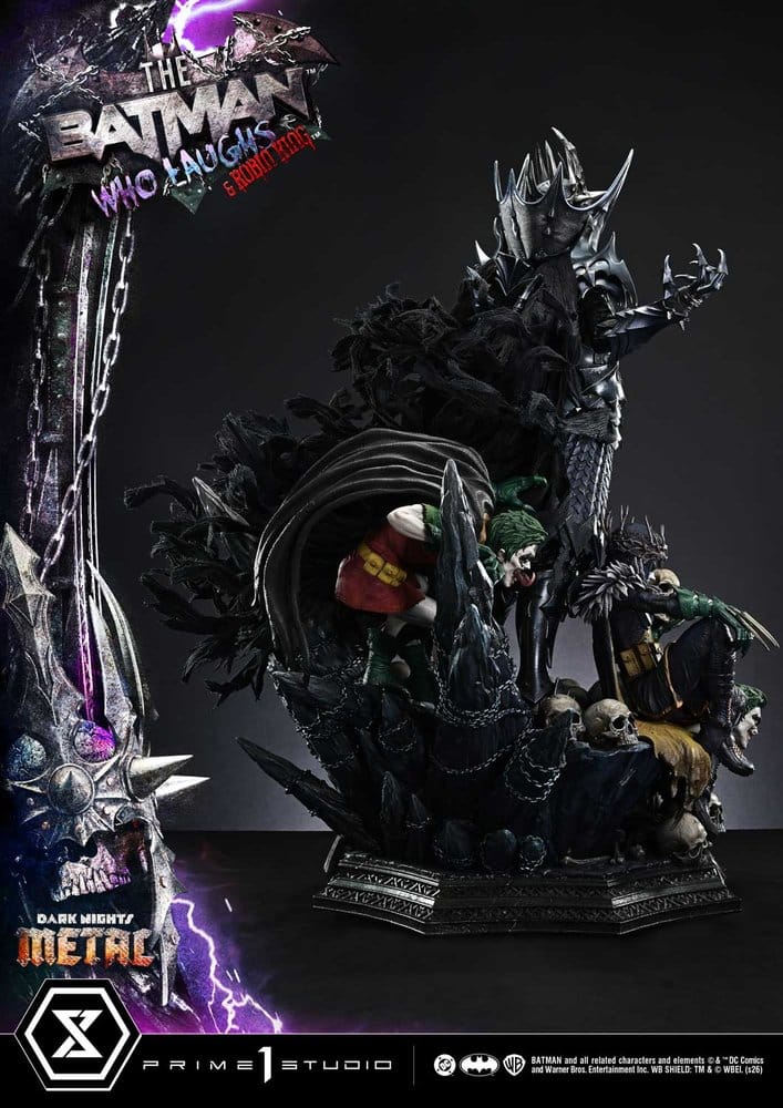 DC Comics Museum Masterline Statue 1/3 Dark Nights: Death Metal The Batman Who Laughs & Robin King 85 cm - Prime 1 Studio Statues & Busts