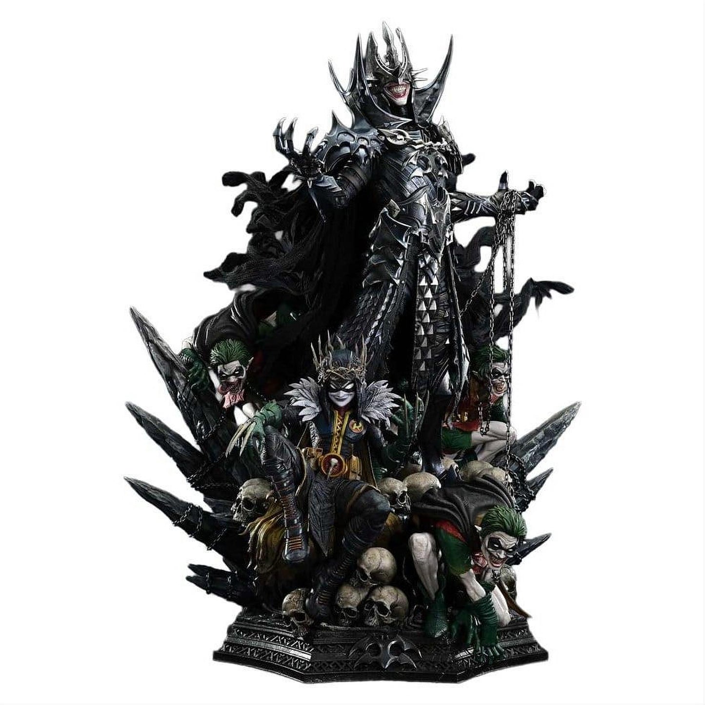 DC Comics Museum Masterline Statue 1/3 Dark Nights: Death Metal The Batman Who Laughs & Robin King Deluxe Version 85 cm - Prime 1 Studio Statues & Busts
