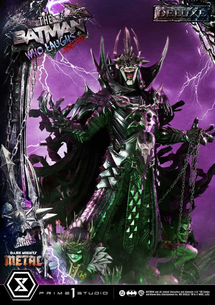 DC Comics Museum Masterline Statue 1/3 Dark Nights: Death Metal The Batman Who Laughs & Robin King Deluxe Version 85 cm - Prime 1 Studio Statues & Busts