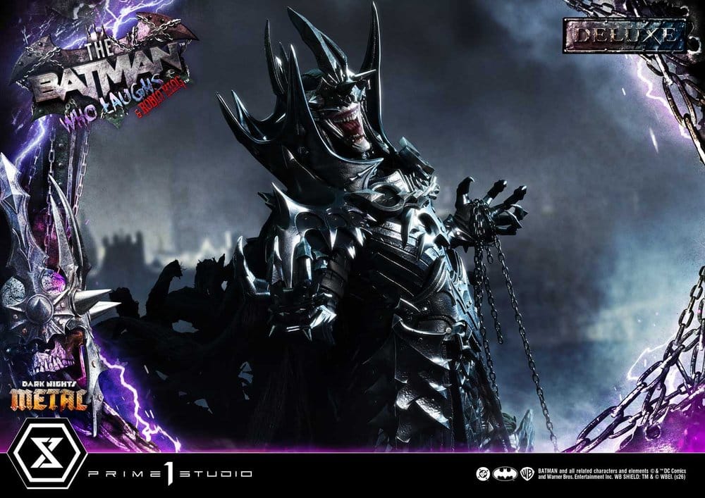 DC Comics Museum Masterline Statue 1/3 Dark Nights: Death Metal The Batman Who Laughs & Robin King Deluxe Version 85 cm - Prime 1 Studio Statues & Busts