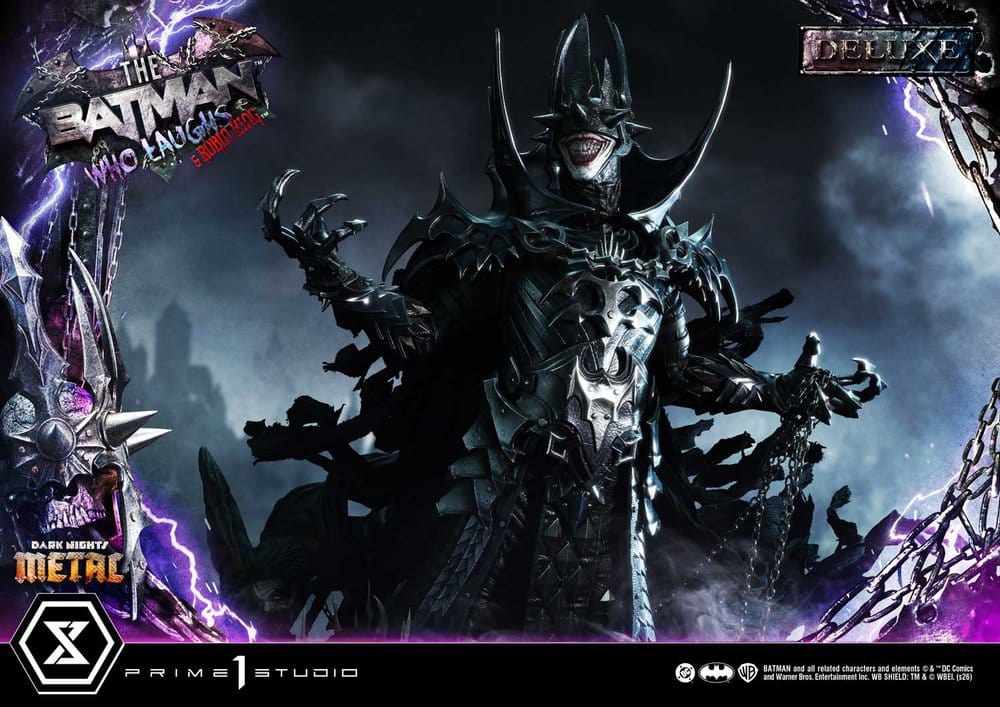 DC Comics Museum Masterline Statue 1/3 Dark Nights: Death Metal The Batman Who Laughs & Robin King Deluxe Version 85 cm - Prime 1 Studio Statues & Busts