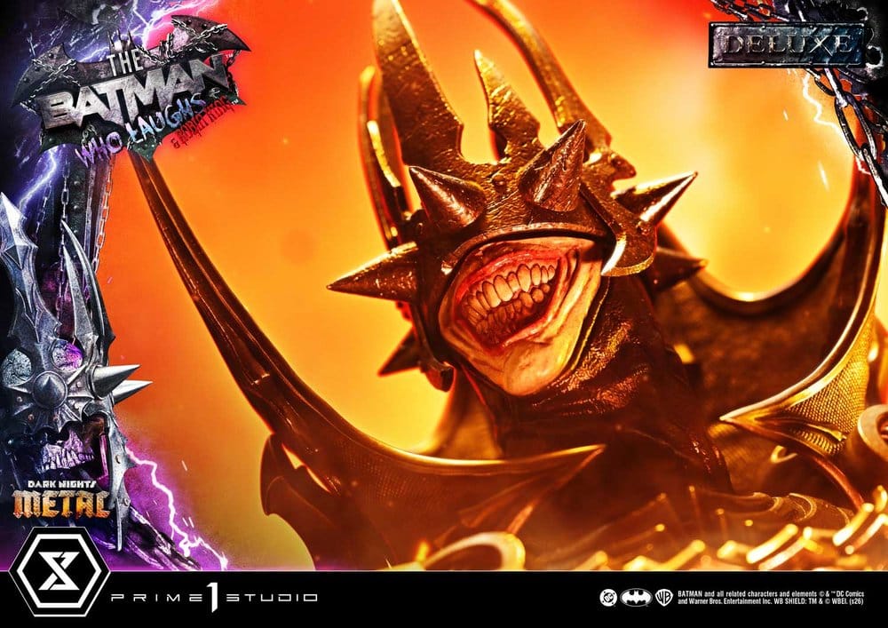 DC Comics Museum Masterline Statue 1/3 Dark Nights: Death Metal The Batman Who Laughs & Robin King Deluxe Version 85 cm - Prime 1 Studio Statues & Busts
