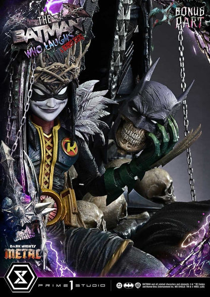 DC Comics Museum Masterline Statue 1/3 Dark Nights: Death Metal The Batman Who Laughs & Robin King DX Bonus 85 cm - Prime 1 Studio Statues & Busts