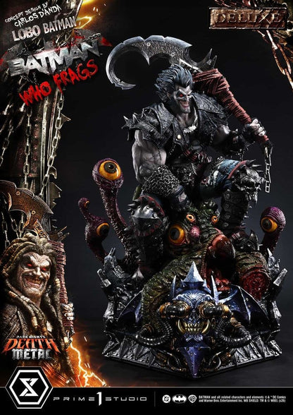 Dark Nights: Death Metal Museum Masterline Statue 1/3 Lobo Batman: Batman Who Frags Deluxe Version 81 cm