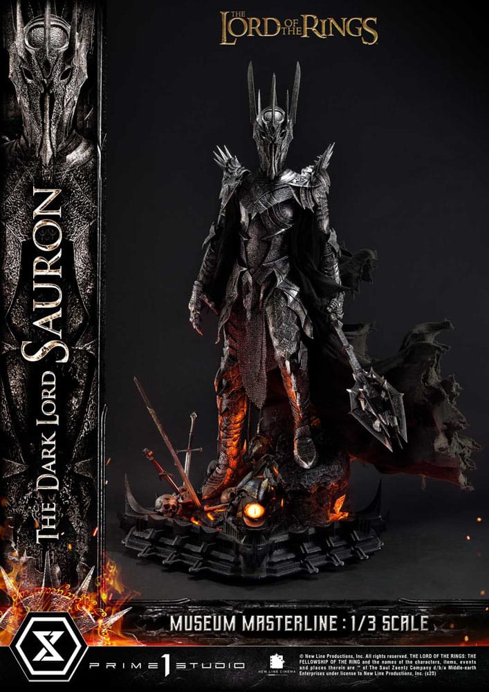 Lord of the Rings Museum Masterline Series Statue 1/3 The Dark Lord Sauron 117 cm - Prime 1 Studio Statues & Busts