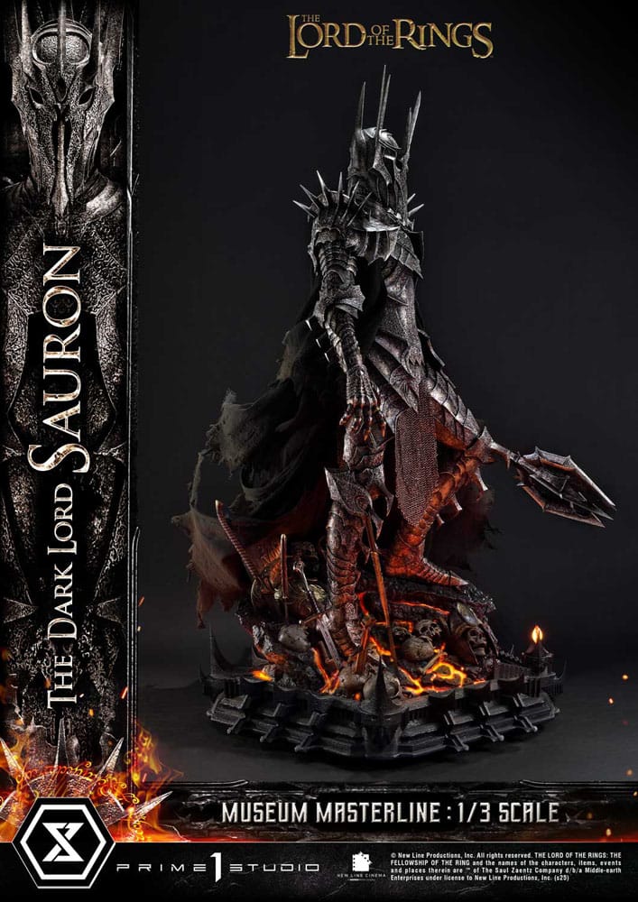 Lord of the Rings Museum Masterline Series Statue 1/3 The Dark Lord Sauron 117 cm - Prime 1 Studio Statues & Busts