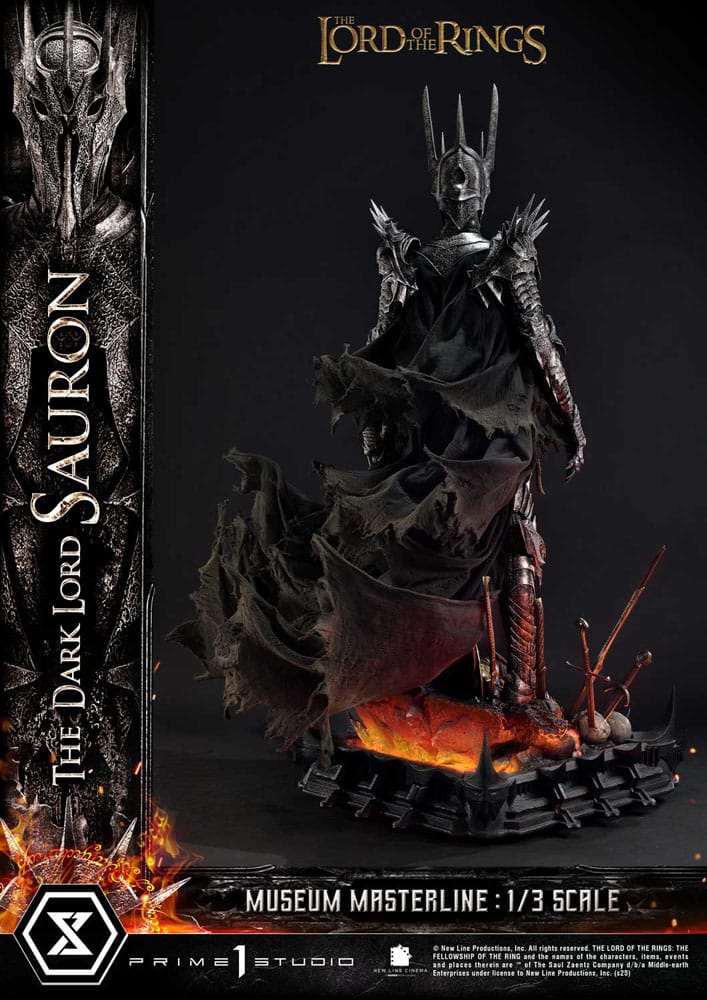 Lord of the Rings Museum Masterline Series Statue 1/3 The Dark Lord Sauron 117 cm - Prime 1 Studio Statues & Busts