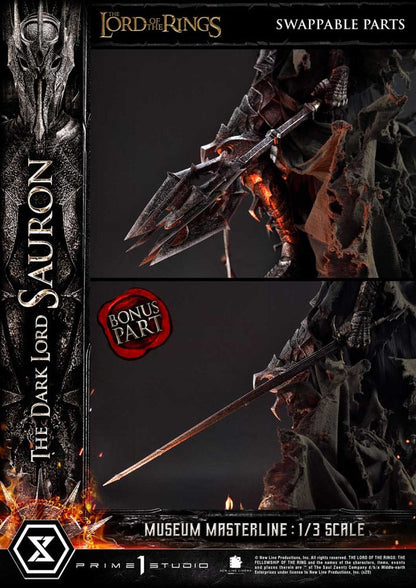 Lord of the Rings Museum Masterline Series Statue 1/3 The Dark Lord Sauron Bonus Version 117 cm - Prime 1 Studio Statues