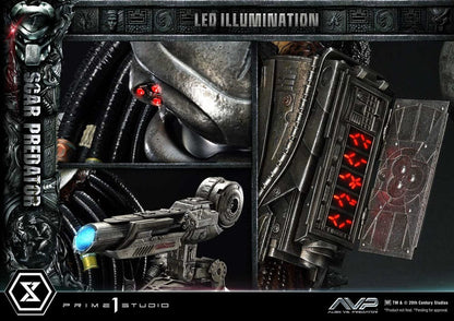 The Alien vs. Predator Museum Masterline Series Statue 1/3 Scar Predator 93 cm - Prime 1 Studio Statues