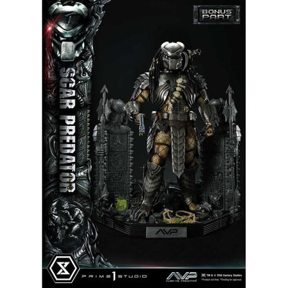 The Alien vs. Predator Museum Masterline Series Statue 1/3 Scar Predator Deluxe Bonus Version 93 cm - Prime 1 Studio Statues