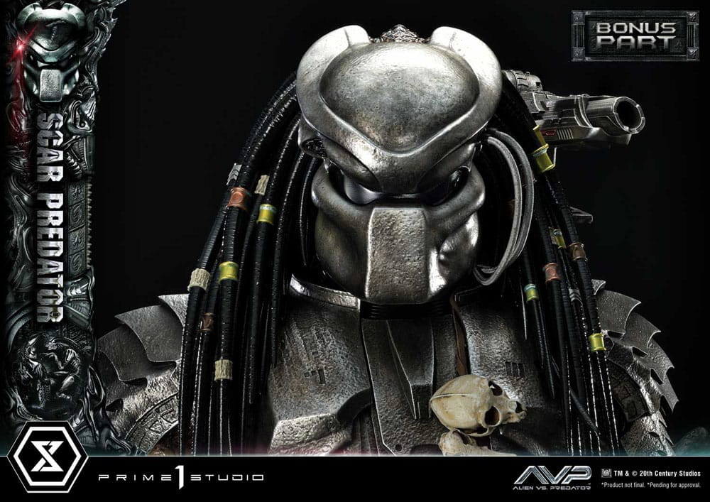 The Alien vs. Predator Museum Masterline Series Statue 1/3 Scar Predator Deluxe Bonus Version 93 cm - Prime 1 Studio Statues