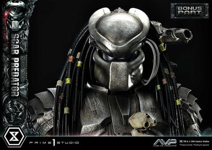 The Alien vs. Predator Museum Masterline Series Statue 1/3 Scar Predator Deluxe Bonus Version 93 cm - Prime 1 Studio Statues